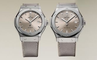 hublot classic fusion essential taupe
