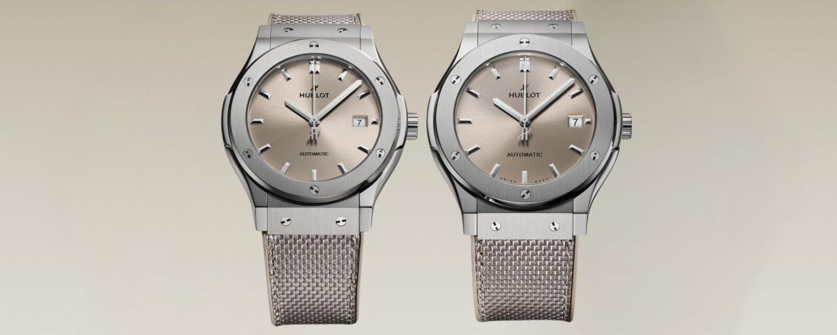 hublot classic fusion essential taupe