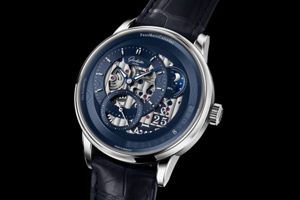 orologio Glashütte Original PanoMaticCalendar Skeleton Blue of Dawn